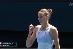 Klíčové okamžiky souboje Karolíny Plíškové s Francouzkou Kristinu Mladenovicovou na Australian Open