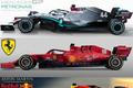 Porovnání monopostů Mercedes, Ferrari a Red Bull pro sezonu 2020
