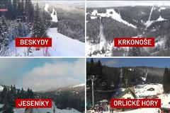 Krkonoše hlásí až 80 cm sněhu. Lyžování v Česku vylepšuje čerstvě napadaný sníh