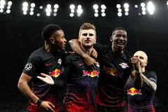 Timo Werner v osmifinále Ligy mistrů 2020