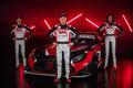 David Vršecký, Tomáš Enge a Aliyyah Koloc při premiéře Mercedes-AMG GT3 týmu Buggyra pro seriál China GT