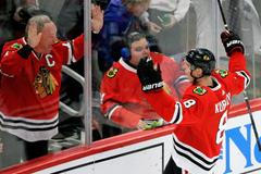NHL: Washington Capitals at Chicago Blackhawks, Dominik Kubalík