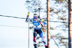 Markéta Davidová ve stíhacím závodě žen v rámci SP v Kontiolahti