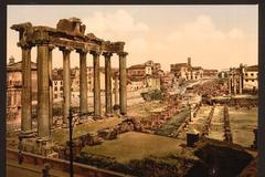 Řím na barevných fotkách starých 120 let