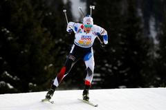 Ondřej Moravec ve smíšené štafetě na MS 2020 v Anterselvě