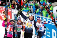 Bronzoví Češi ve smíšené štafetě na MS 2020 v Anterselvě