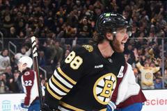 NHL: Colorado Avalanche at Boston Bruins hokej David Pastrňák