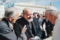 Setkání Tomáše Halíka s papežem Františkem