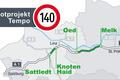 Rakousko rychlost 140 km/h na dálnici