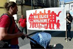 Demonstrace za právo bydlet