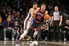 basketbal, NBA 2019/2020, Brooklyn - Chicago, Tomáš Satoranský