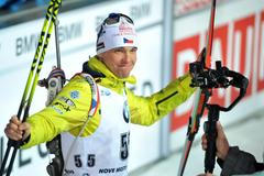 Michal Krčmář po sprintu Světovho poháru v Novém Městě na Moravě