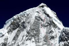 Marek Holeček a Radoslav Groh na Huandoy 2019