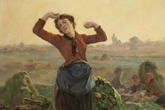 Václav Brožík: Dívka v řepném poli