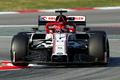 Robert Kubica v Alfě Romeo při prvních testech F1 v Barceloně 2020
