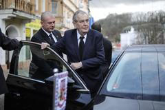 Miloš Zeman Jaroslav Kubera poslední rozloučení