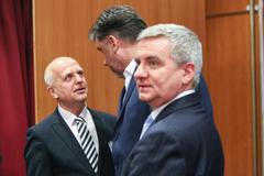 Volební sjezd SPO Zemanovci - Miloš Zeman, Martin Nejedlý, Vratislav Mynář - 28.3.2018