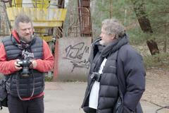 Fotograf Antonín Kratochvíl se svým synem Michaelem