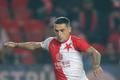 Nicolae Stanciu v zápase 16. kola Slavia - Teplice