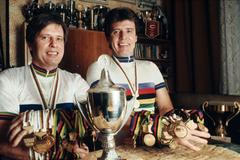 Bratři Jindřich (vlevo) a Jan Pospíšilové, dvacetinásobní mistři světa v kolové