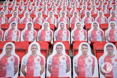 fotbal, Slavia, figuríny fotbalistů