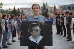 Příběhy bezpráví, Člověk v tísni, Milada Horáková, Karlův most, happening