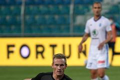 Petr Ševčík ze Slavie v zápase 25. kolo první ligy FK Mladá Boleslav - SK Slavia Praha