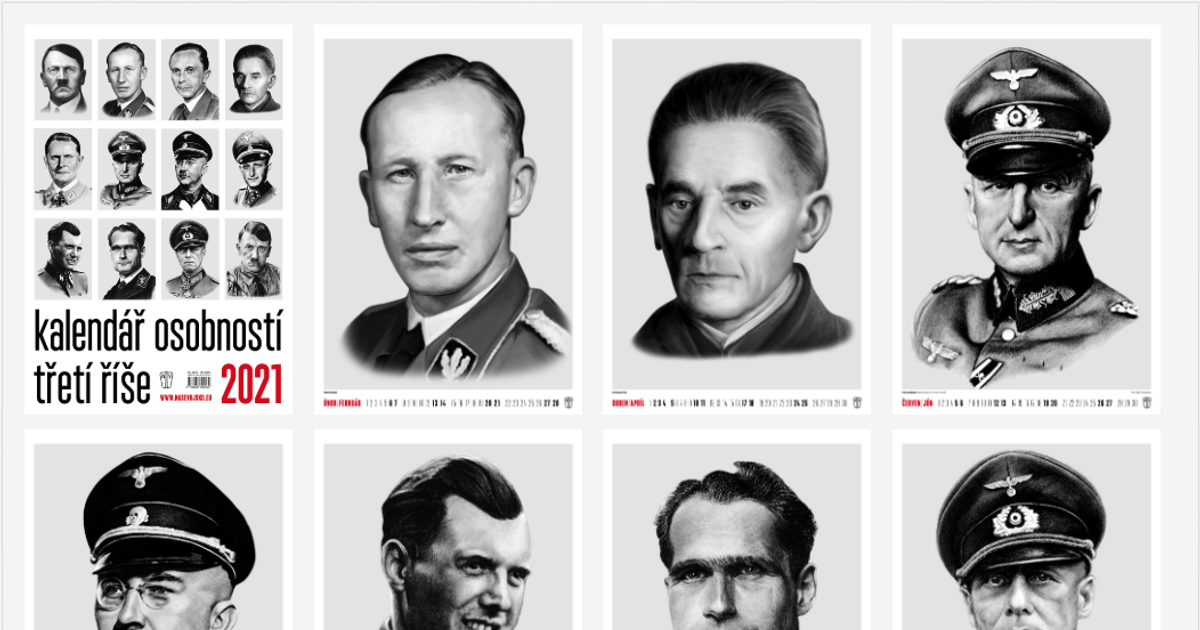 Hrnky a kalendář s nacistickou tematikou soud uznal za pouhý přestupek  