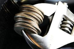 Schodek rozpočtu ilustrace