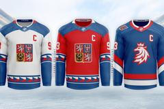 Návrhy hokejových dresů na olympiádu 2022 v Pekingu: Česko