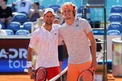 Tenisová Adria Tour 2020: Novak Djokovič a Alexander Zverev