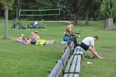 Koupaliště kolem Prahy, koupání, léto, prázdniny