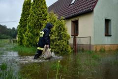 Obec Višňová, řeka Smědá, záplavy, povodně.