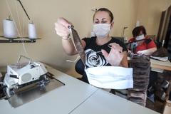 NanoSpace - výroba šití nanoroušek ve firmě Kvalitex v Písku