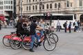 Londýn, cyklistika, sdílená kola, cyklista