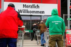 Rakousko, obchod, supermarket, koronavirus, otevřeno