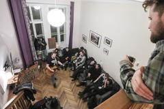 Stop Airbnb - Protest proti Airbnb v bytě v Jindřišské ulici, Praha