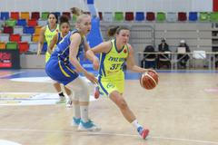 basketbal, Evropská liga žen 2019/2020, USK Praha - Castors Braine, Teja Oblaková