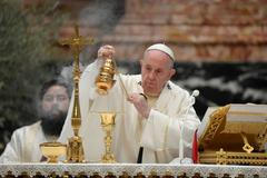 Papež František mše Vatikán koronavirus