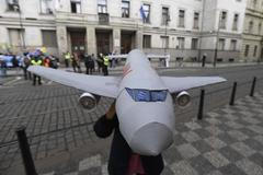 protesty letiště 3