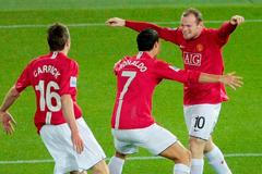 fotbal, Manchester United, Cristiano Ronaldo, Wayne Rooney
