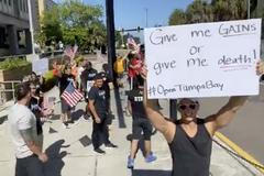 Protest proti uzavření posiloven, Florida