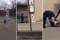Ženu v kostýmu Stormtroopera zatkla policie za držení plastové zbraně