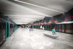 Výtvarná podoba Metro D Jiří Černický Nemocnice Krč