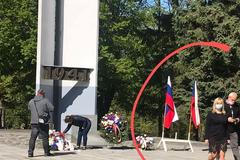 sokolov pieta vlajka 1945