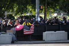 Protesty proti rasismu v Seattlu.