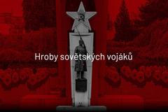 grafika - hroby sovětských vojáků