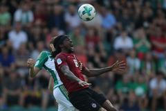 fotbal, HET liga 2017/2018, Bohemians 1905 - Sparta, Costa Nhamoinesu
