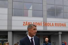 Andrej Babiš ve škole (ZŠ Rudná)