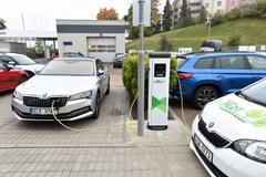 Škoda showroom s elektromobily